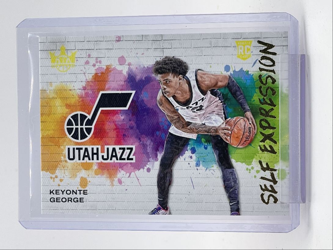 KEYONTE GEORGE 2023-24 COURT KINGS SELF EXPRESSION ROOKIE JAZZ RC Q3098