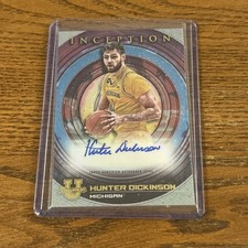 2022-23 Bowman University Inception Hunter Dickinson Auto Michigan  
