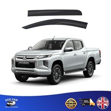 Wind Deflectors for Mitsubishi L200/Triton MK5 2015-2023 Pickup Double Cab 4pc