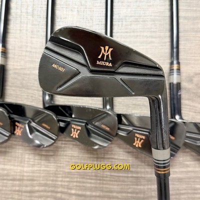 +1  Miura MC-501 Black Iron Set 4-PW / Mitsubishi MMT Graphite, X Stiff (63)