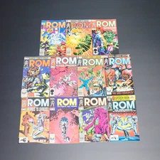 11pc 1980's MARVEL COMICS GROUP ROM SPACEKNIGHT MIX COMIC BOOK LOT