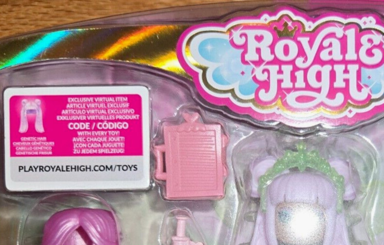 Royale High School Spirit Fashion Science w/ Genetic Hair Virtual Digital Code