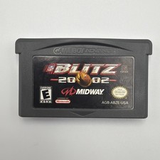 NFL Blitz 2002 Game Boy Advance GBA Authentic Tested Works Cart Only