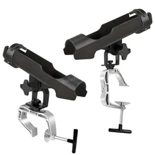 2 Pack Fishing Rod Holder w/ Combo Mount 360° Adjustable for Kayak Canoe Boat