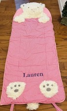 Saco Dormir Guardería 140x70cm Saco Dormir Niños 2-6 Años - Algodón 100% Acolchado - Guardería O Casa - Diseño Osos Abejas Saco De Dormir Niños De 3 A 6 Años
