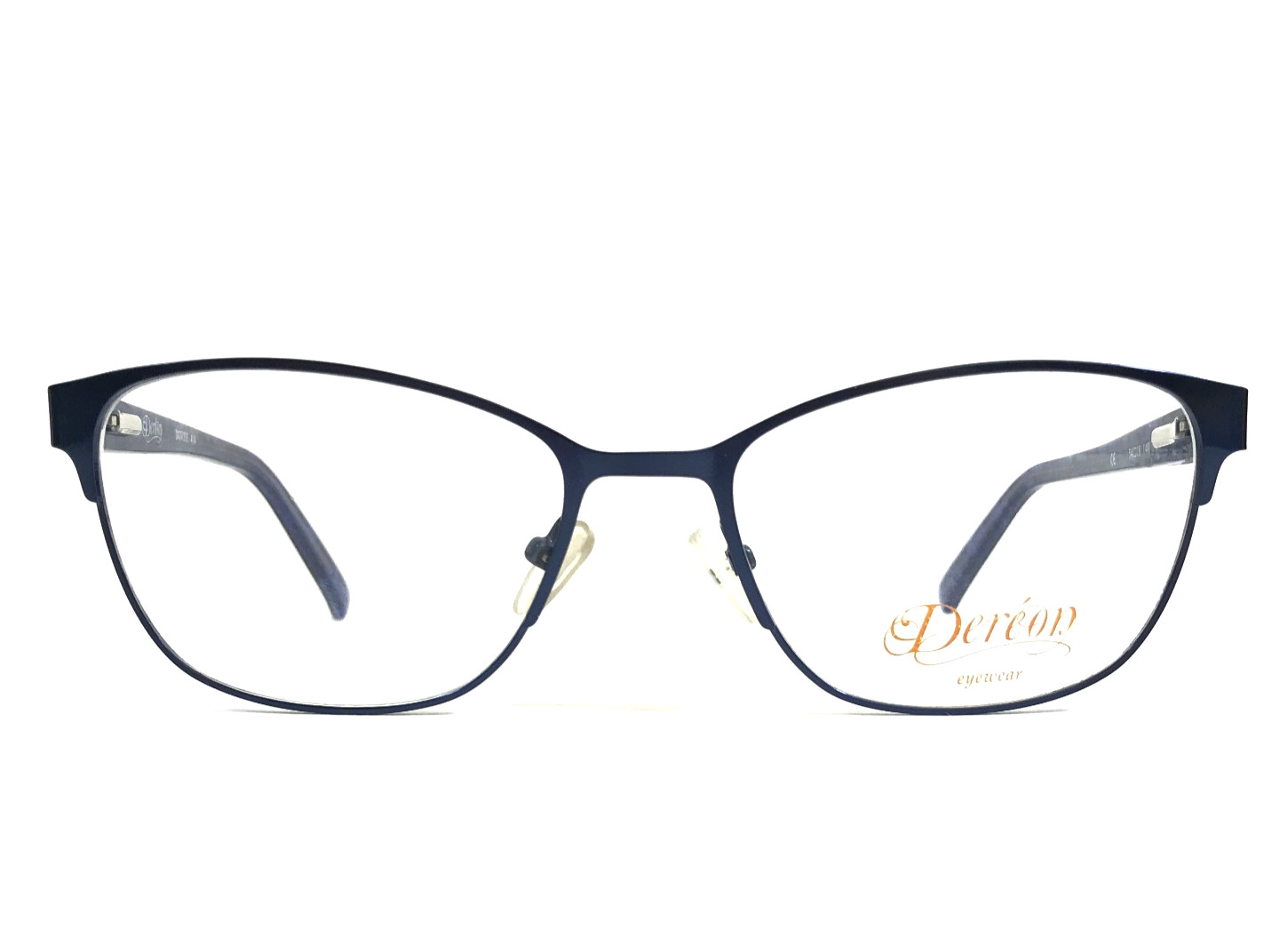 Dereon Eyeglasses Frames DOV533 414 Navy Blue Cat Eye Full Rim 54-18-140