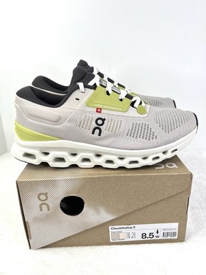 On Cloudstratus 3 Running Athletic Shoes Pearl Ivory Womens Size