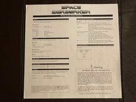 Space Berserker Laser Active Disc Mega LD Laseractive US Pioneer 1993 Game SEGA