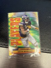 Justin Jefferson 2025 Topps Chrome Power Players Insert #PP-22 Vikings NFL