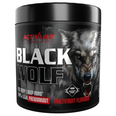 Activlab Black Wolf Pre-workout, multifruit, 300 g
