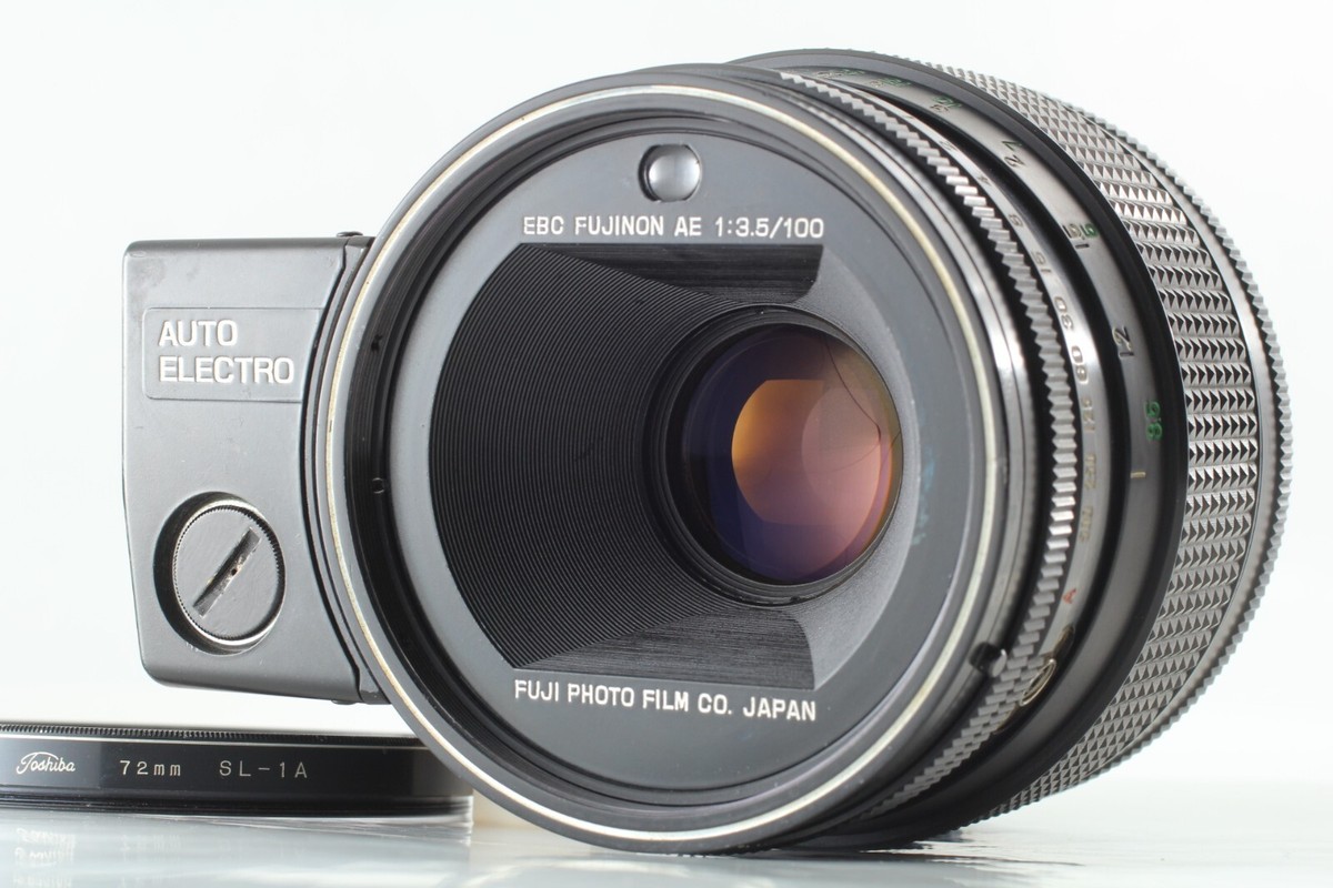 As-Is】 Fuji Fujifilm EBC FUJINON AE 100mm f3.5 Lens For G 