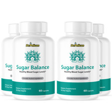 Sugar Balance- Cardiovascular Health, Blood Pressure  Sugar Support- 4 Bottles
