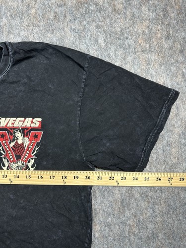 Harley Davidson Las Vegas Shirt Let’s Ride Size L Cutoff Crop Top - Picture 8 of 9