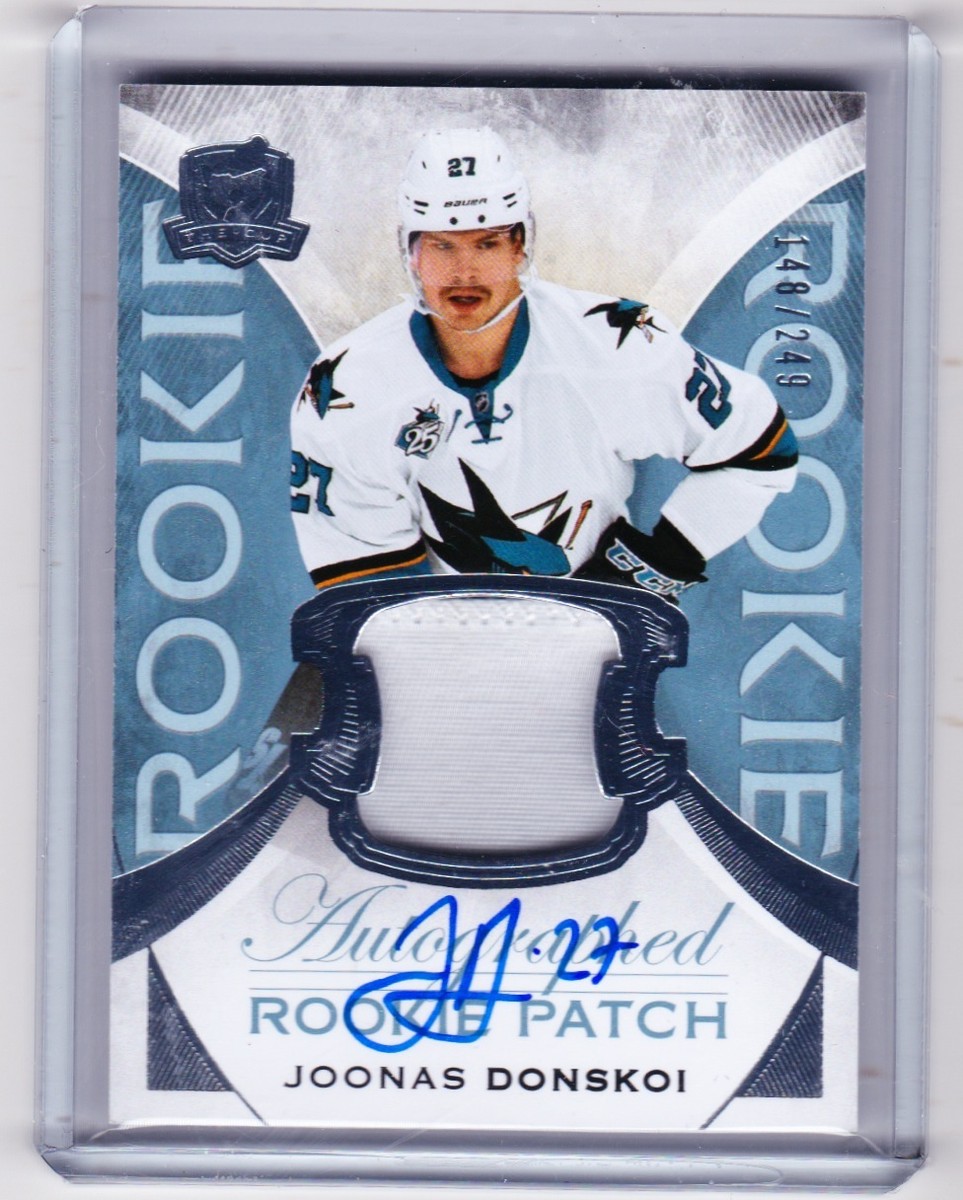 15-16 2015-16 UPPER DECK THE CUP JOONAS DONSKOI ROOKIE PATCH AUTO