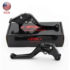 CNC Adjustable Aluminum Clutch Levers Black For Royal Enfield Himalayan 2021 US