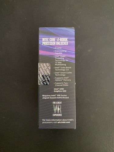 Intel Core i7-8086K Coffee Lake 4.0 GHz LGA 1151 300 Series 95W Processor BOX - 第 3/13 張圖片