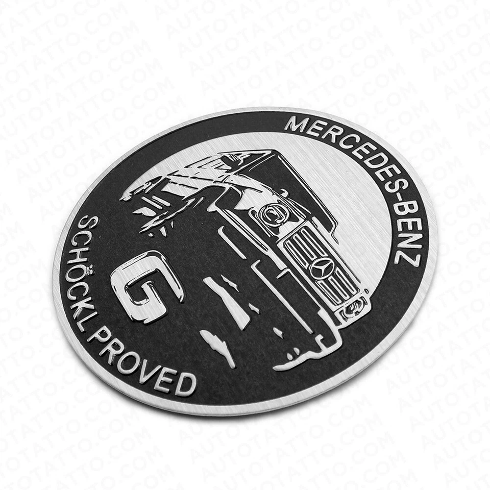 Mercedes-Benz G Schockl Proved Door Jamb Emblem Logo Nameplate Badge Decorate  - Изображение 3 из 4
