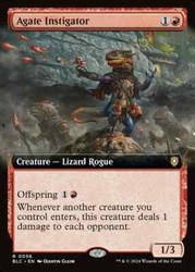Agate Instigator (Extended Art) #56 Commander: Bloomburrow MTG