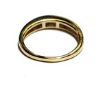 14k yellow gold .54ct womens princess diamond wedding band 3.2g ladies 8 — photo 5