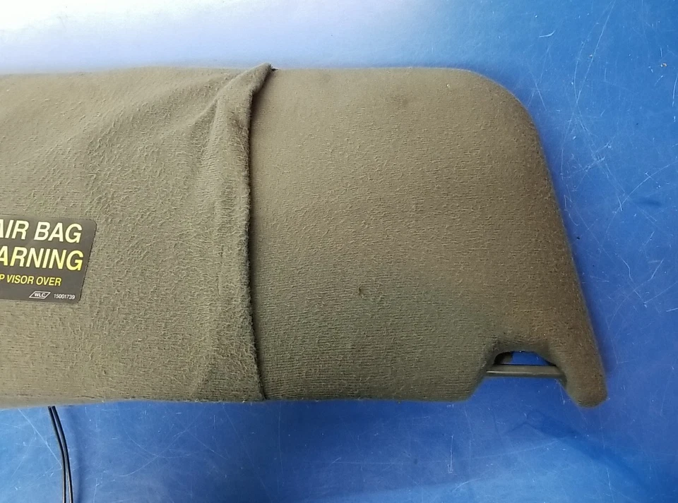 Pontiac Bonneville DK 1992-1999 gris tela lado del conductor parasol OEM Foto 2 de 4