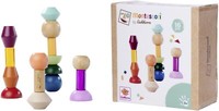 Eichhorn Kleinkindwelt Motorikspielzeug Montessori Stapel-Perlen 100006051
