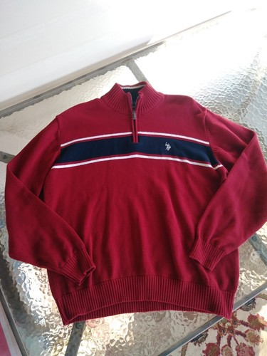 U.S. Polo Assn Half Zip Sweater Men's 