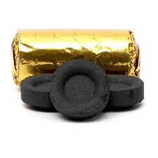 120 Carboncini per incenso alta qualità 33mm Narghilè Turibolo carboni liturgici