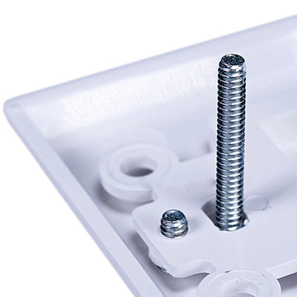 2 Pcs Banana Plug Binding Post Wall Plate Speaker Audio System Home Theater Gold - Image 4 of 4