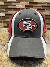 NEW VTG Reebok NFL Equipment San Francisco 49ers Hat One Size Stretch Fit OSFA