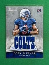 2012 Bowman Football Coby Fleener #113 RC Rookie Card Silver /99. rookie card picture