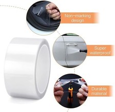 Accessories Transparent Auto Car Door Sill Scuff Cover Plate Sticker For Bmw