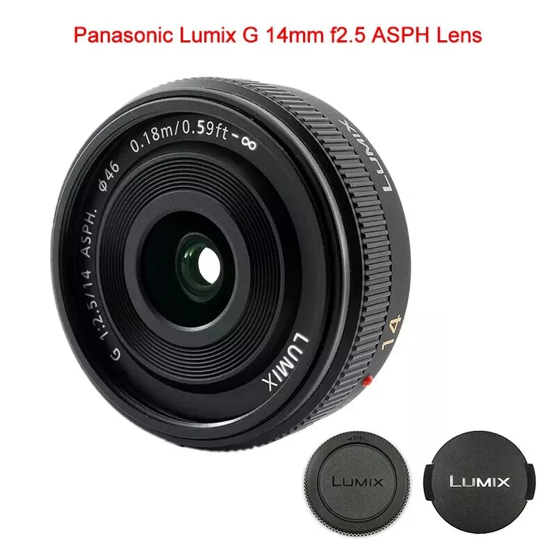 LUMIX G 14mm/F2.5 ＆純正【レア】ワイコンセット パナソニック、LUMIX G「PZ 14-42mm」「14mm F2.5」対応の