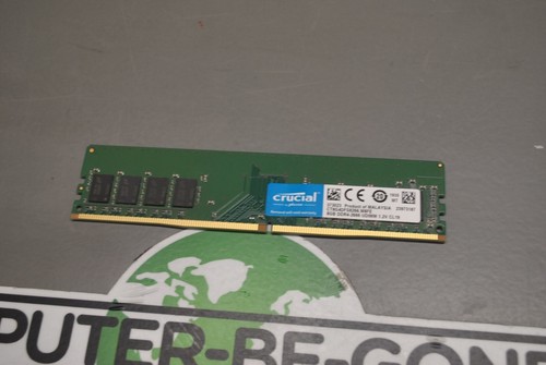 Crucial 8GB 1Rx8 PC4-2666 NON-ECC Unbuffered Desktop RAM P/N: CT8G4DFS8266.C8FN - Picture 2 of 3