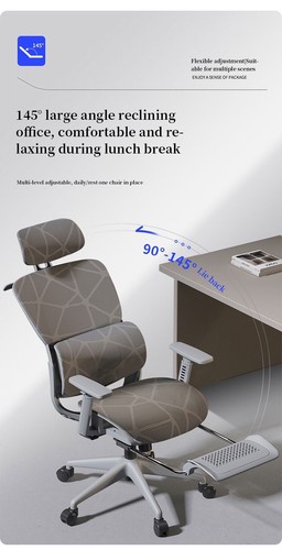 Office Chair With Foot Rest Ergonomic Gaming Chair For Adult 400LB With High Bac - Picture 4 of 14