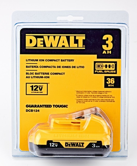 Аккумулятор dewalt dcb124