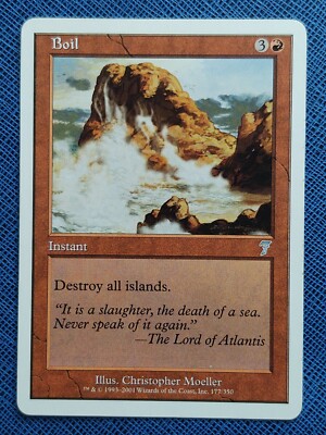 MTG 1x Boil LP Seventh 7th Edition (multi available 2 3 4) Magic Red  Instant | eBay