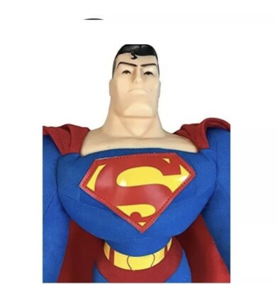 Toy Factory DC Comics Superman 11”Plush Soft Toy Doll with Vinyl