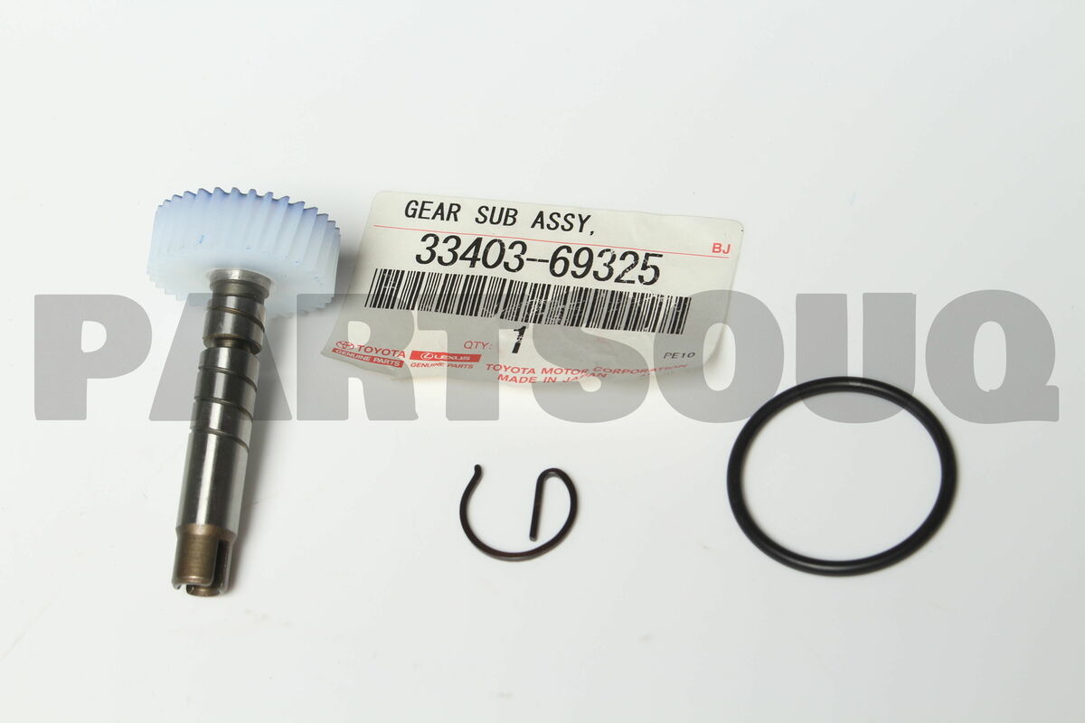3340369325 Genuine Toyota GEAR SUB-ASSY, SPEEDOMETER DRIVEN 3340369325 Genuine Toyota GEAR SUB-ASSY, SPEEDOMETER DRIVEN
