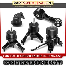 5x Engine Motor & Torque Strut & Transmission Mount for Toyota Highlander 14-16