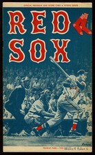 1959 Red Sox Program Pumpsie Green Fenway Park Debut 1st Black /Negro Boston Ex