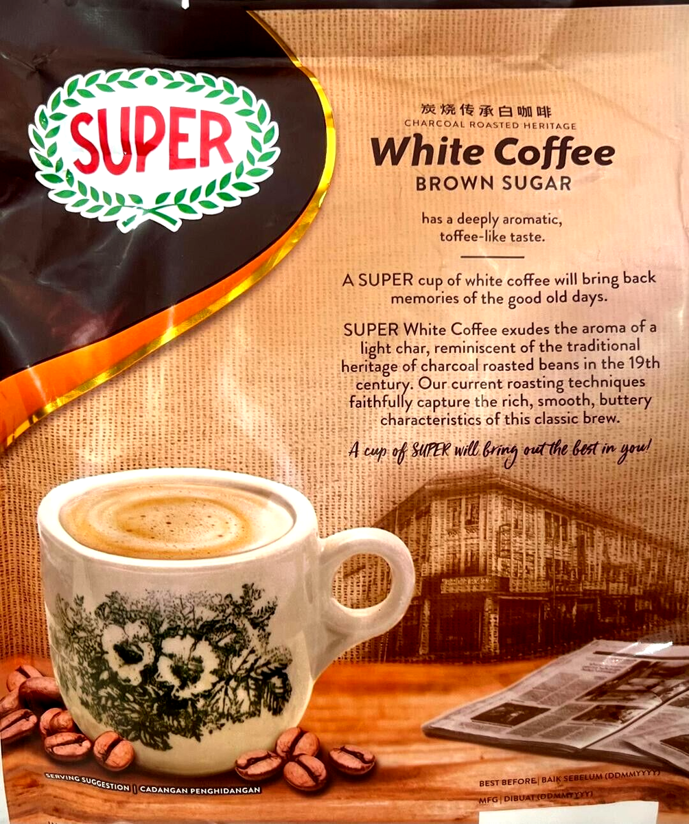 Super 3-In-1 Charcoal Roasted White Coffee with Brown Sugar 25