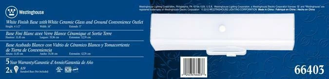 Accesorio de pared interior de dos luces con salida de conveniencia al suelo Foto 3 de 3