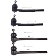 4pcs New Front Inner Outer Tie Rod End Links Kit For 1978-1988 Monte Carlo
