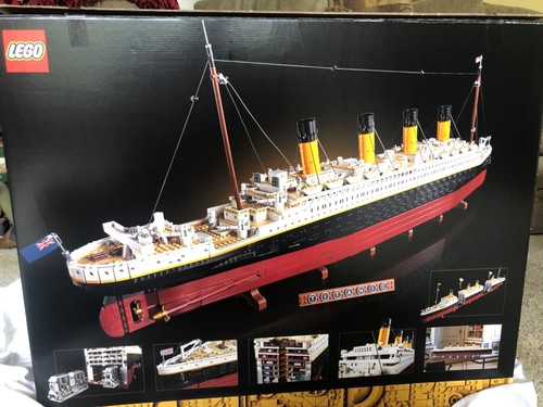 LEGO Icons: Titanic (10294) SOLO caja y tres interiores - Imagen 18 de 20