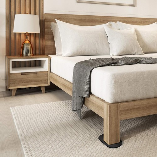 Oval Reusable Furniture Sliders 5¾" x 9½" - Effortless Carpet Protection, 4 Pack - Picture 4 of 11