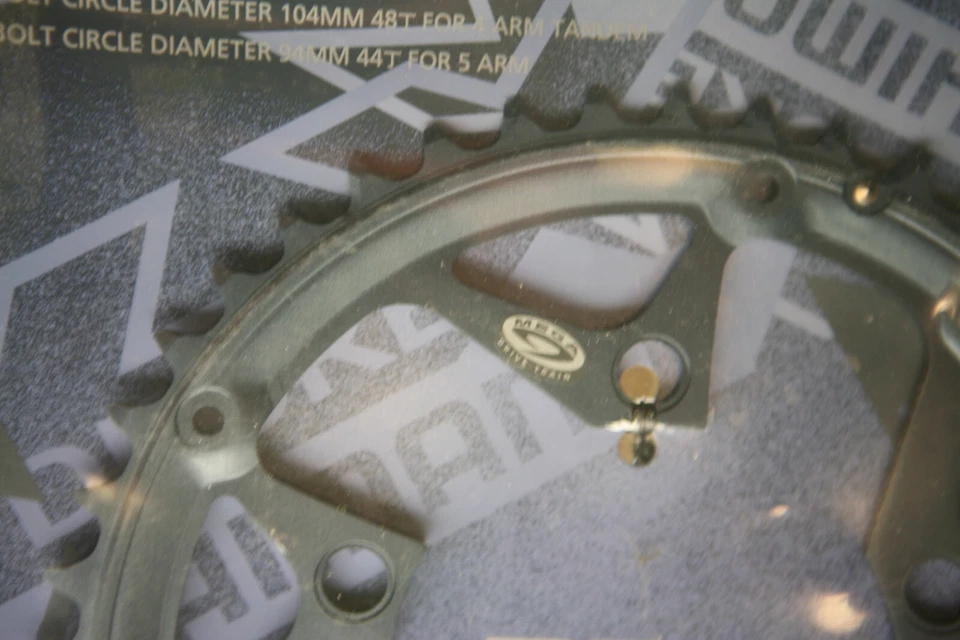 Ретро Oldschool новый из старых запасов новый Shimano Deore LX FC-M570 передняя звездочка 44t / 94 горный велосипед - Изображение 2 из 4