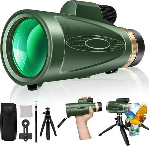FMC Lens 80x100 Telescope with Adjustable Tripod - Perfect for Hiking & Camping - Picture 3 of 10
