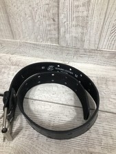 Black Child Genuine Leather Medium 82 Double Holes Buckle Girl Belt