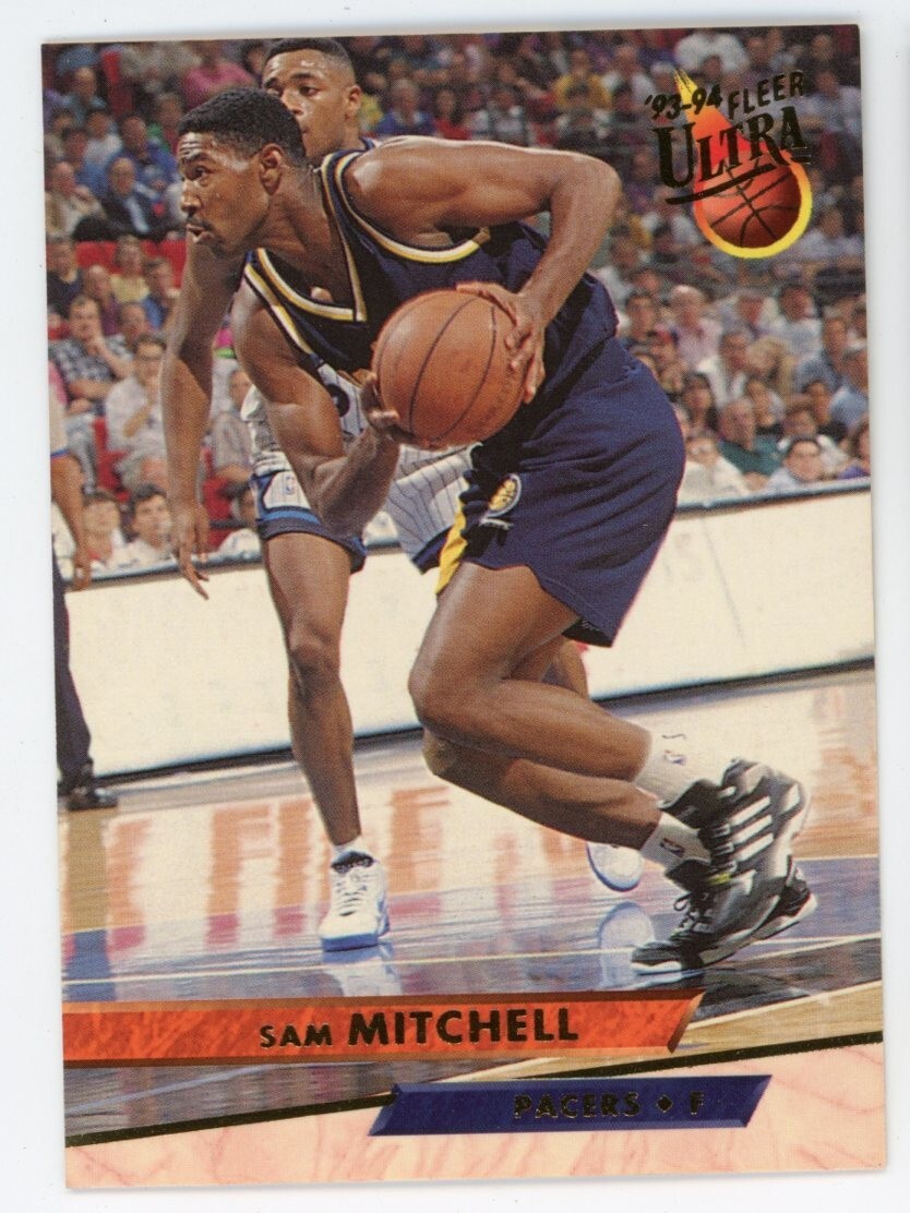 1993-94 Ultra Indiana Pacers Basketball Card #82 Sam Mitchell