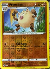 Primeape Reverse Holo - 134/264 - Fusion Strike Pokemon 2021